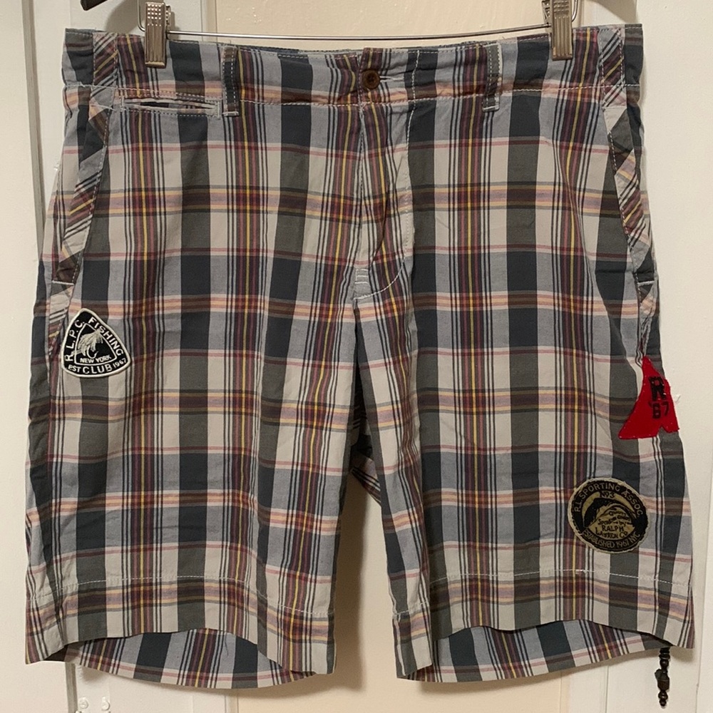 Vintage Polo Ralph Lauren Madras Patchwork Shorts